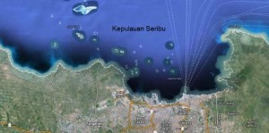 lokasi pulau seribu